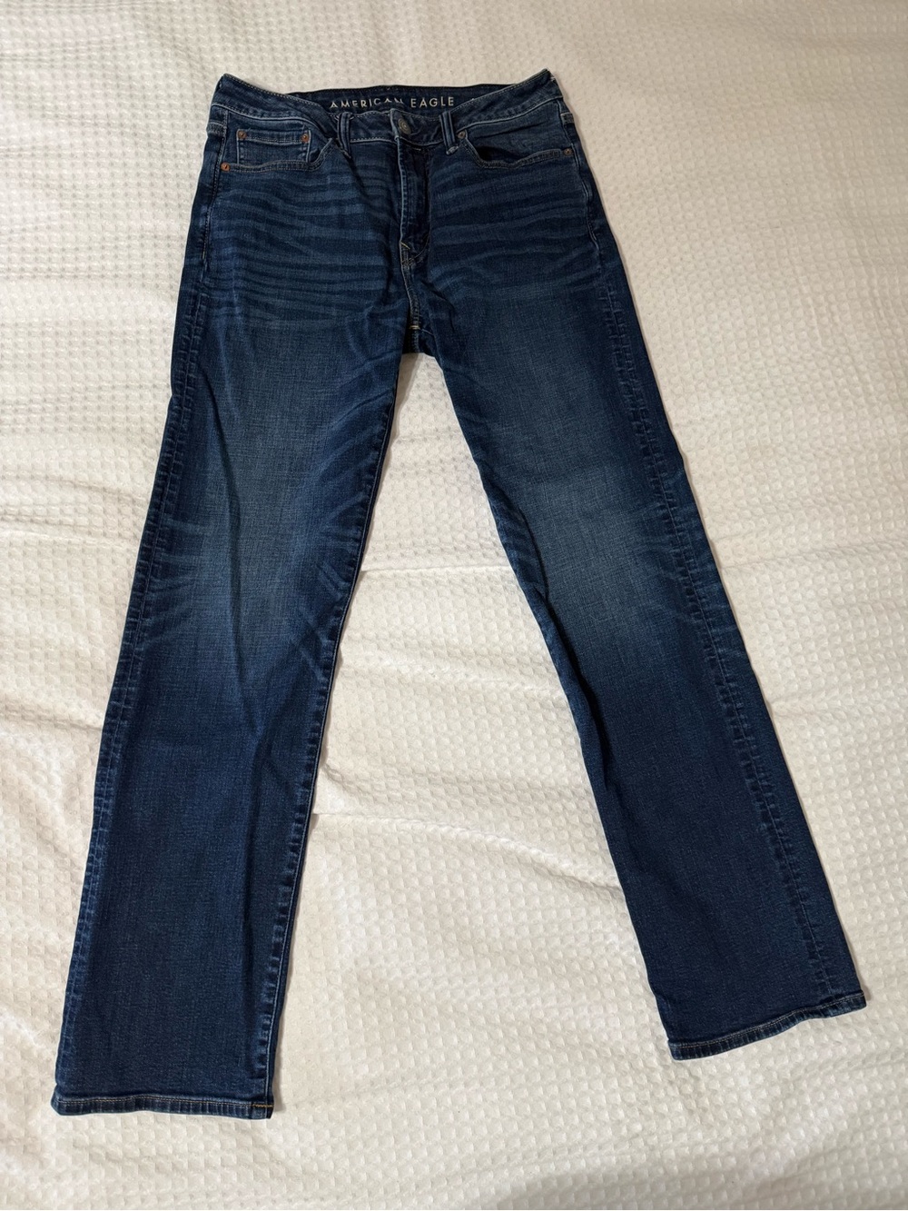 American Eagle Outfitters Men’s Indigo Relaxed Straight Jeans
